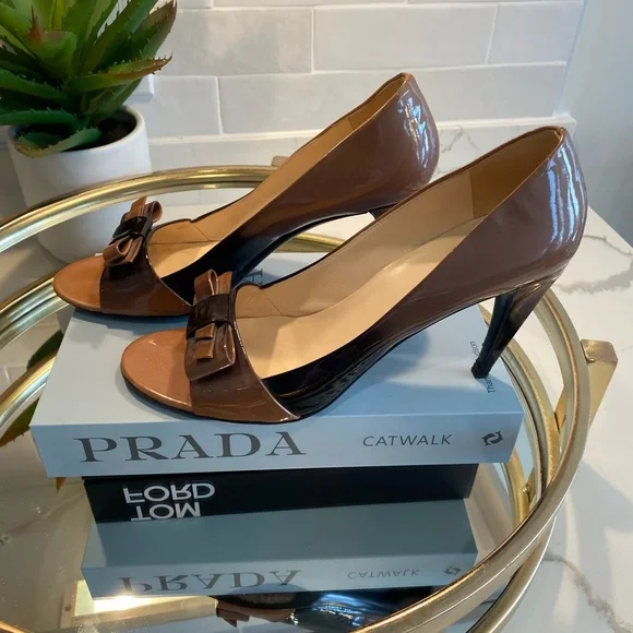 Prada open toe heels - Picture 2 of 8